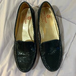 Marc Joseph New York Navy Snake Loafer